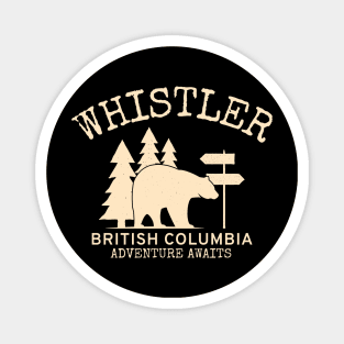 Whistler, British Columbia Bear Magnet